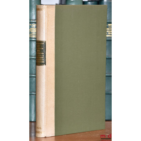 L?ÉVOLUTION DES INSTITUTIONS MUNICIPALES EN OCCIDENT ET EN ORIENT AU BAS-EMPIRE, Préface de M. Pallassé, Bibl. d?histoire du ...