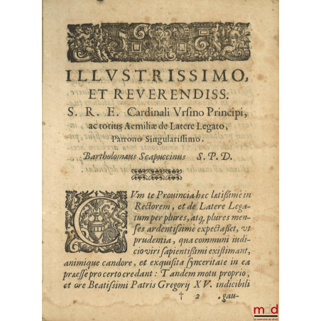 TRACTATUS DE SUCCESSORE SINGULARI, An, & quando teneatur stare coloniæ, vel locationi, ad materiam I. emptorem, C. locati, Pe...