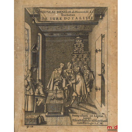 TRACTATUS DE JURE DOTALITII, Cum mantissâ de communione bonorum inter conjuges. Ejusdem.