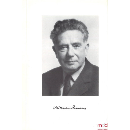 IN MEMORIAM SIR OTTO KAHN-FREUND, 17. 11. 1900 - 16. 8. 1979, International Collection of Essays