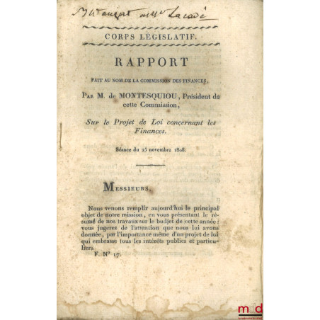 ENSEMBLE DE 18 BULLETINS DES LOIS :Bulletin des lois de la République française, Arrêté du Directoire exécutif qui règle pro...