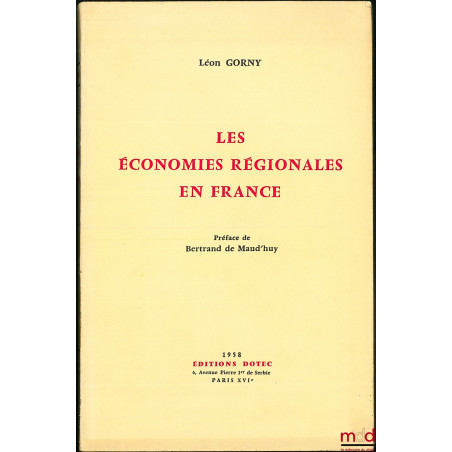 LES ÉCONOMIES RÉGIONALES EN FRANCE
