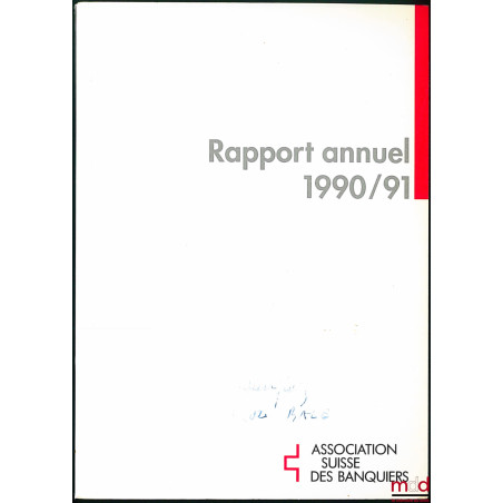 RAPPORT ANNUEL 1990-1991