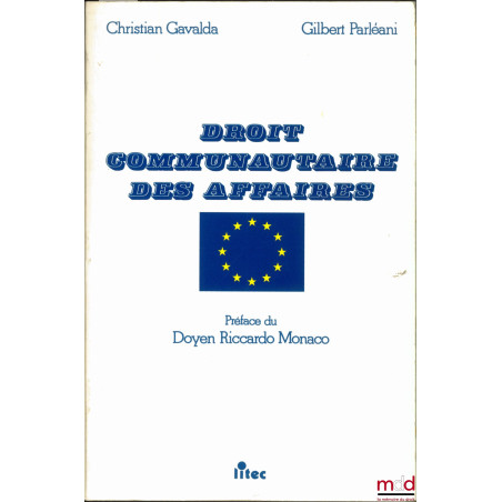 DROIT COMMUNAUTAIRE DES AFFAIRES