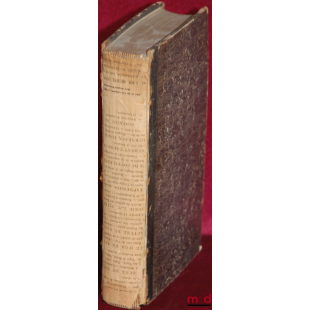DE LA PROCÉDURE DE L’ORDRE, COMMENTAIRE DE LA LOI DU 21 MAI 1858, art. 749 à 779 ; Contenant 1° Un commentaire de chaque arti...