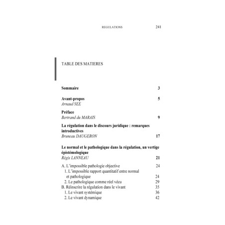 RÉGULATIONSPréface de Bertrand du Marais﻿Actes du colloque organisé par le Centre de Recherche sur le Droit Publicde l’Un...