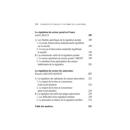RÉGULATIONSPréface de Bertrand du Marais﻿Actes du colloque organisé par le Centre de Recherche sur le Droit Publicde l’Un...