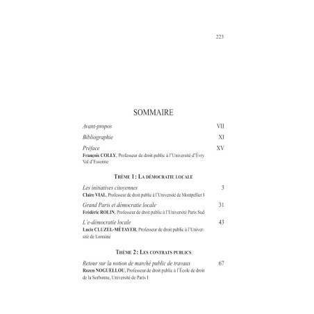 ﻿THÉORIE ET PRATIQUE DU DROIT PUBLICEn hommage à Olivier FévrotPréface de François Colly Propos conclusifs de Olivier G...