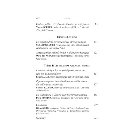 ﻿THÉORIE ET PRATIQUE DU DROIT PUBLICEn hommage à Olivier FévrotPréface de François Colly Propos conclusifs de Olivier G...