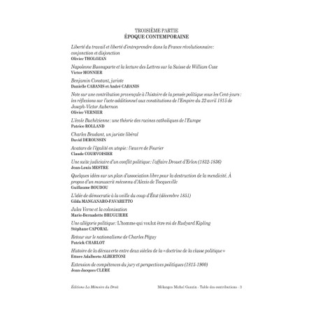 MÉLANGES EN L?HONNEUR DU PROFESSEUR MICHEL GANZINContributions réunies par Éric GASPARINI & François QUASTANA (avec l?aide ...