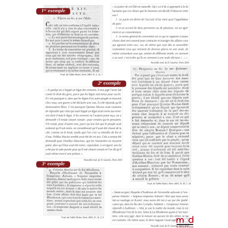 LES CINQUANTE LIVRES DU DIGESTEy compris LA PALINGÉNÉSIE DU COMMENTAIRE SUR L?ÉDIT DU PRÉTEUR D?ULPIEN (d?après Otto Lenel)...