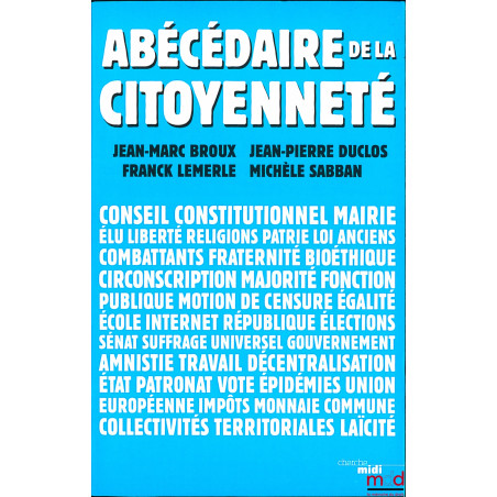 ABÉCÉDAIRE DE LA CITOYENNETÉ