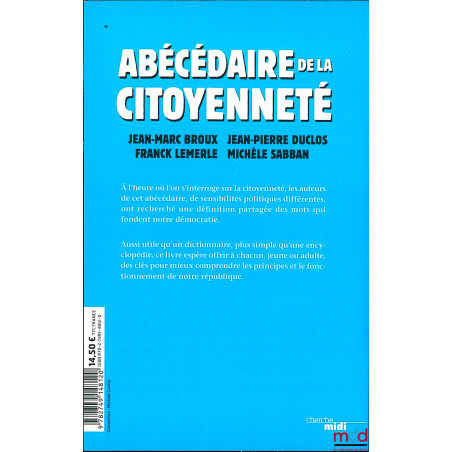 ABÉCÉDAIRE DE LA CITOYENNETÉ
