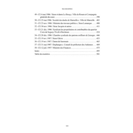 CONCLUSIONS prononcées par JEAN ROMIEU devant le Conseil d?État et le Tribunal des conflits (1889-1907) annotées et indexée...