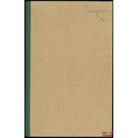 LA DÉCENTRALISATION DANS L??UVRE D?ALEXIS DE TOCQUEVILLE, Extrait des Travaux juridiques et économiques de l?Université de Re...