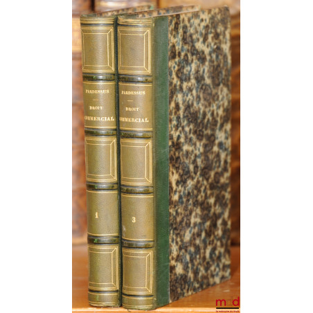 COURS DE DROIT COMMERCIAL, 5ème éd., t. I et III [uniquement]