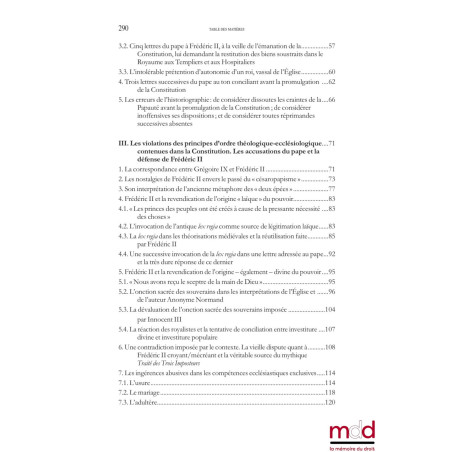 L?ORIGINE DU DROIT POSITIF CHEZ FRÉDÉRIC II DE HOHENSTAUFEN (Empereur des romains) ? Philologie et Politique ? Préface de...