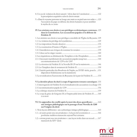 L?ORIGINE DU DROIT POSITIF CHEZ FRÉDÉRIC II DE HOHENSTAUFEN (Empereur des romains) ? Philologie et Politique ? Préface de...
