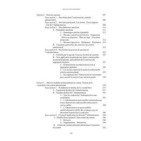 THÉORIE GÉNÉRALE DU CONTRAT ADMINISTRATIF Préface de Laurent RICHERRéimpression de l?éd. de 1945 chez A. Pédone, entière...