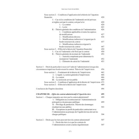 THÉORIE GÉNÉRALE DU CONTRAT ADMINISTRATIF Préface de Laurent RICHERRéimpression de l?éd. de 1945 chez A. Pédone, entière...