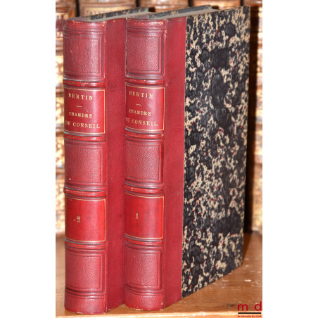 CHAMBRE DU CONSEIL EN MATIÈRE CIVILE ET DISCIPLINAIRE JURISPRUDENCE DE LA COUR ET DU TRIBUNAL DE PARIS, 2e éd., Introduction ...