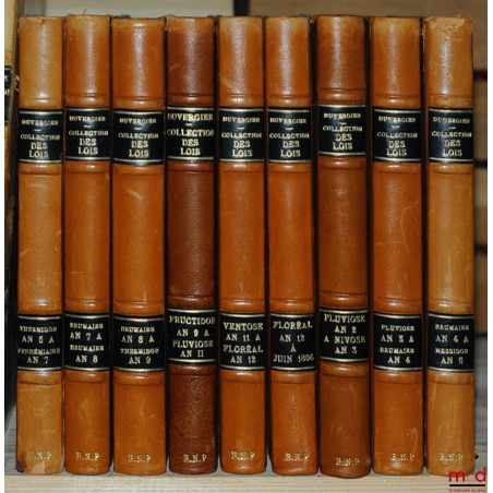 COLLECTION COMPLÈTE DES LOIS, Décrets, Ordonnances, Réglements, AVIS DU CONSEIL-D’ÉTAT, publié sur les éditions officielles d...