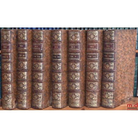 JOURNAL DES PRINCIPALES AUDIENCES DU PARLEMENT, AVEC DES ARRÊTS QUI Y ONT ÉTÉ RENDUS, ET PLUSIEURS QUESTIONS ET RÉGLEMENS pla...