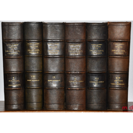 TRAITÉ PRATIQUE DE DROIT CIVIL FRANÇAIS :t. V : Donations et testaments avec le concours de André Trasbot (1030 p.) ;t. VII...