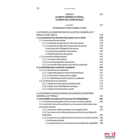TRAITÉ DE DROIT CRIMINEL ET PÉNALdimension historique, contemporaine, européenne