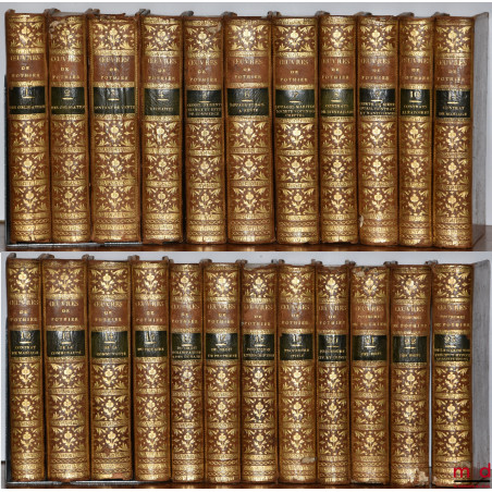 ?UVRES COMPLÈTES ET POSTHUMES :t. I & II : Traité des obligations, Nouvelle éd. (1777) ; t. III : Traité du contrat de vent...