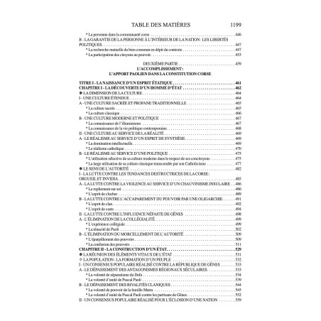 LA CORSE ET PASCAL PAOLI, Essai sur la Constitution de la Corse, Nouvelle édition revue et augmentée
