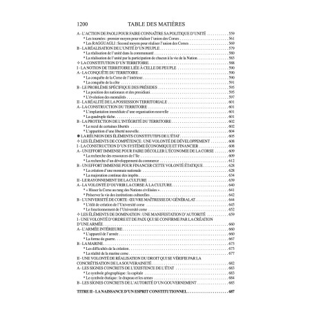LA CORSE ET PASCAL PAOLI, Essai sur la Constitution de la Corse, Nouvelle édition revue et augmentée