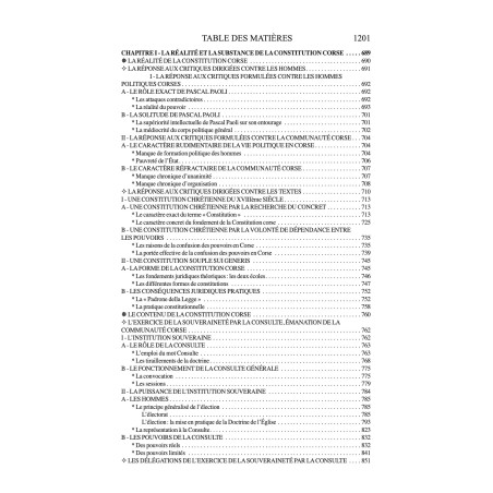 LA CORSE ET PASCAL PAOLI, Essai sur la Constitution de la Corse, Nouvelle édition revue et augmentée