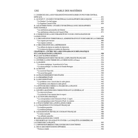 LA CORSE ET PASCAL PAOLI, Essai sur la Constitution de la Corse, Nouvelle édition revue et augmentée