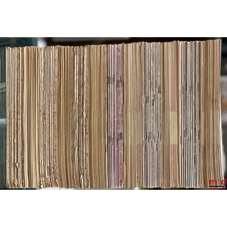 ACTUALITÉ JURIDIQUE DE DROIT ADMINISTRATIF, revue mensuelle, 1957 (13e année) à 1999 [coll. strictement complète des Tables a...