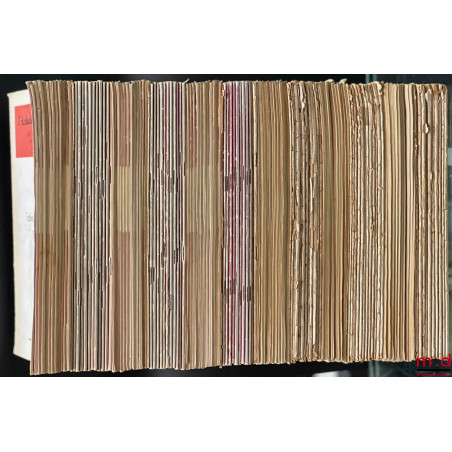 ACTUALITÉ JURIDIQUE DE DROIT ADMINISTRATIF, revue mensuelle, 1957 (13e année) à 1999 [coll. strictement complète des Tables a...