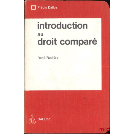 INTRODUCTION AU DROIT COMPARÉ, coll. Précis Dalloz