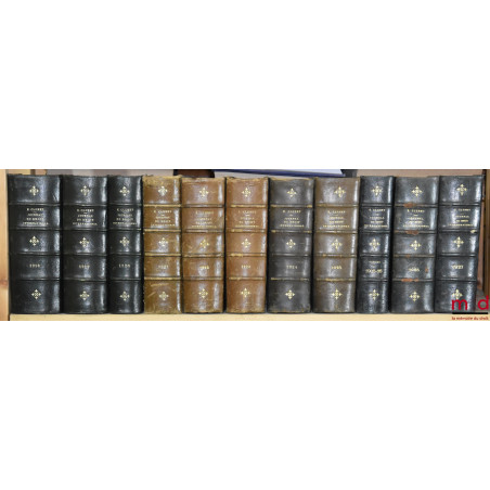 JOURNAL DE DROIT INTERNATIONAL PRIVÉ, Recueil critique de doctrine, jurisprudence et législation, concernant les étrangers et...