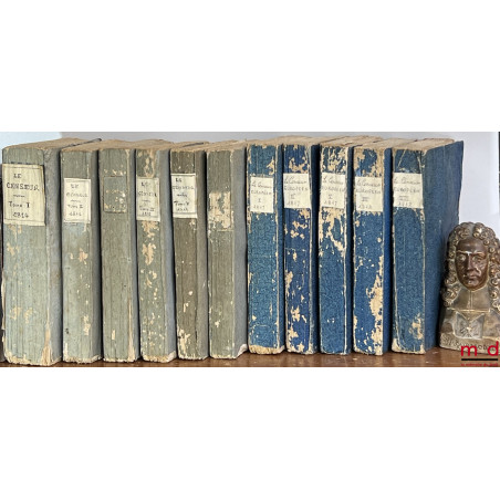 LE CENSEUR, OU EXAMEN DES ACTES ET DES OUVRAGES QUI TENDENT À DÉTRUIRE OU À CONSOLIDER LA CONSTITUTION DE L?ÉTAT, [t. I à VI]...