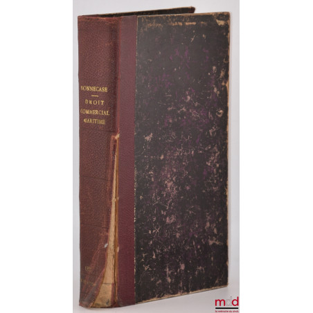 TRAITÉ DE DROIT COMMERCIAL MARITIME