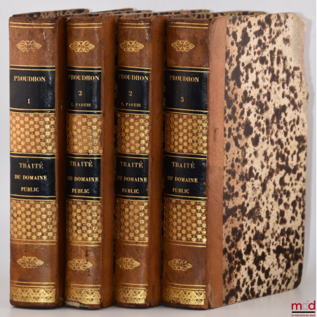 TRAITÉ DU DOMAINE PUBLIC OU DE LA DISTINCTION DES BIENS CONSIDÉRÉS PRINCIPALEMENT PAR RAPPORT AU DOMAINE PUBLIC, 2e éd., revu...