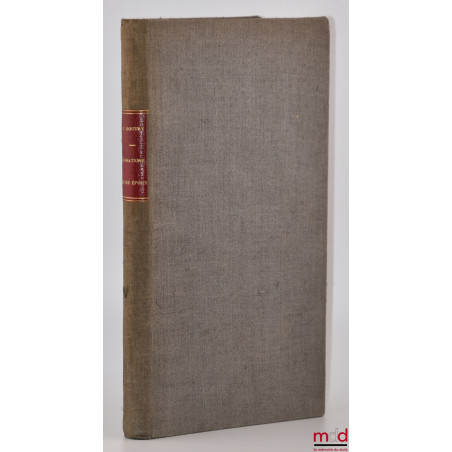 ESSAI SUR L’HISTOIRE DES DONATIONS ENTRE ÉPOUX ET LEUR ÉTAT D’APRÈS LE CODE NAPOLÉON