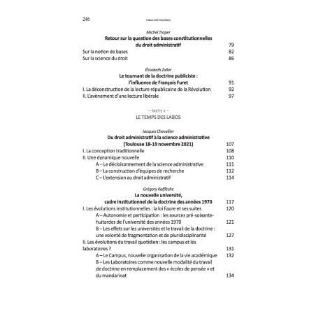 LA DOCTRINE PUBLICISTE ET LE TOURNANT DES ANNÉES 1970, sous la direction de Wanda MASTOR et Jean-Gabriel SORBARA, Cet ouvra...