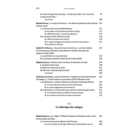 ANTOINE LOISEL. Un juriste humaniste au service du droit français. Sous la direction de Cédric GLINEUR, Rémi FAIVRE-FAUCOMP...
