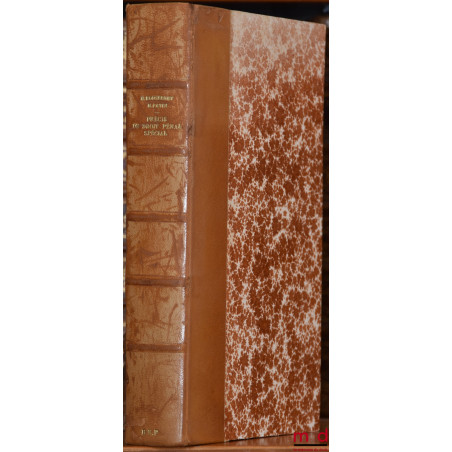 PRÉCIS DE DROIT PÉNAL SPÉCIAL, Étude des infractions punies par le Code pénal et par les lois les plus importantes, 6ème éd. ...