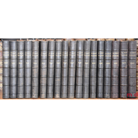 LE DROIT FINANCIER. Jurisprudence des valeurs mobilières et des sociétés (et des opérations de Bourse). Recueil bi-mensuel (p...