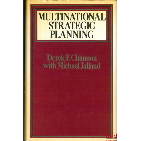 MULTINATIONAL STRATEGIC PLANNING (Manchester Business School)