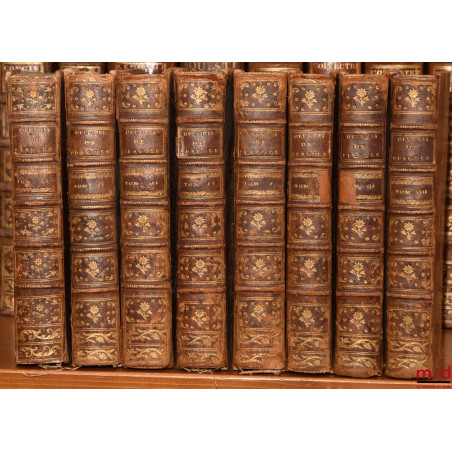 ŒUVRES COMPLÈTES DE M. FURGOLE, nouvelle édition revue, corrigée et augmentée