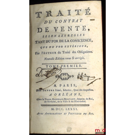 ŒUVRES COMPLÈTES ET POSTHUMES (mq. 8 traités)