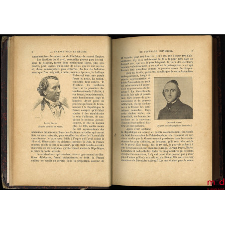 LA FRANCE SOUS LE RÉGIME DU SUFFRAGE UNIVERSEL, Bibl. d’Histoire illustrée